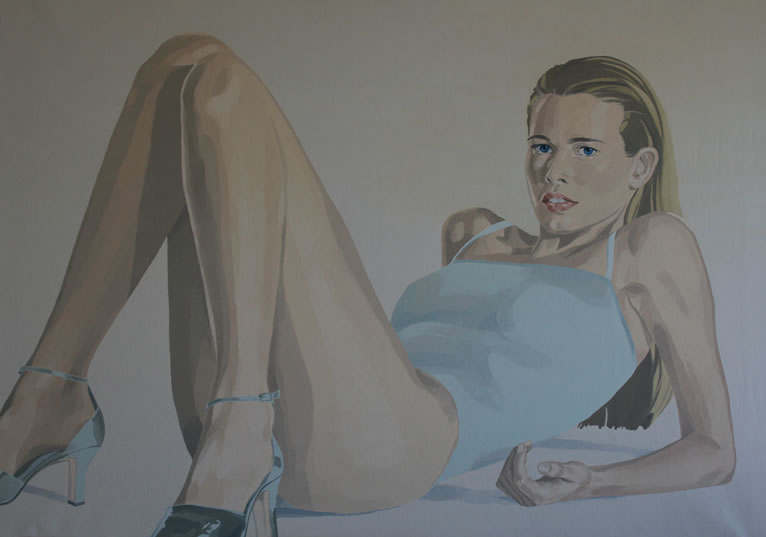 Claudia Hernandez:retrato de Claudia Schiffer